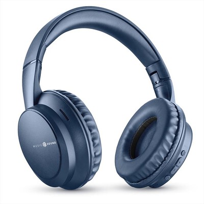 MUSIC SOUND - Cuffie a padiglione chiuso BOOST-Blue