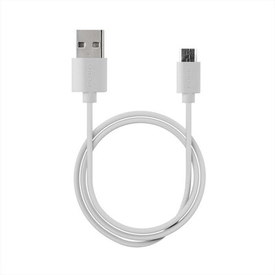 PURO - PWMICROUSBCABLE1WHI-bianco
