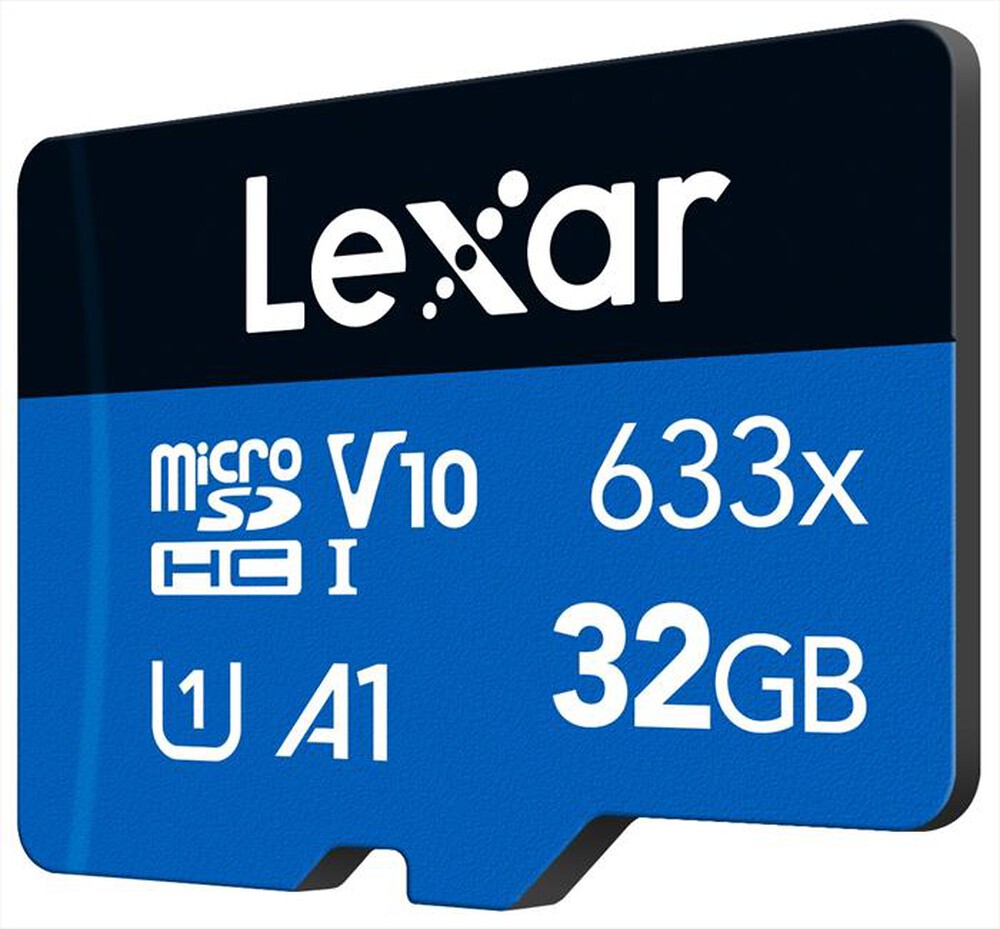 Immagine del prodotto LEXAR - MICROSDHC 633X 32GB NO ADAT-Black/Blue