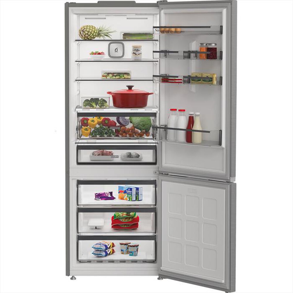 Immagine del prodotto WHIRLPOOL - Frigorifero combinato WHK2 6493 X5E Classe D 490Lt-Inox