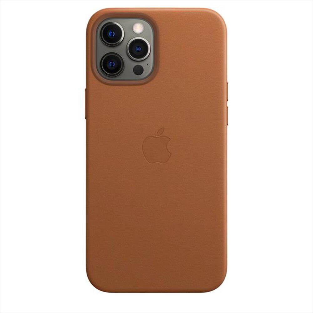 "APPLE - iPhone 12/12 Pro Leather Case with MagSafe-Cuoio"