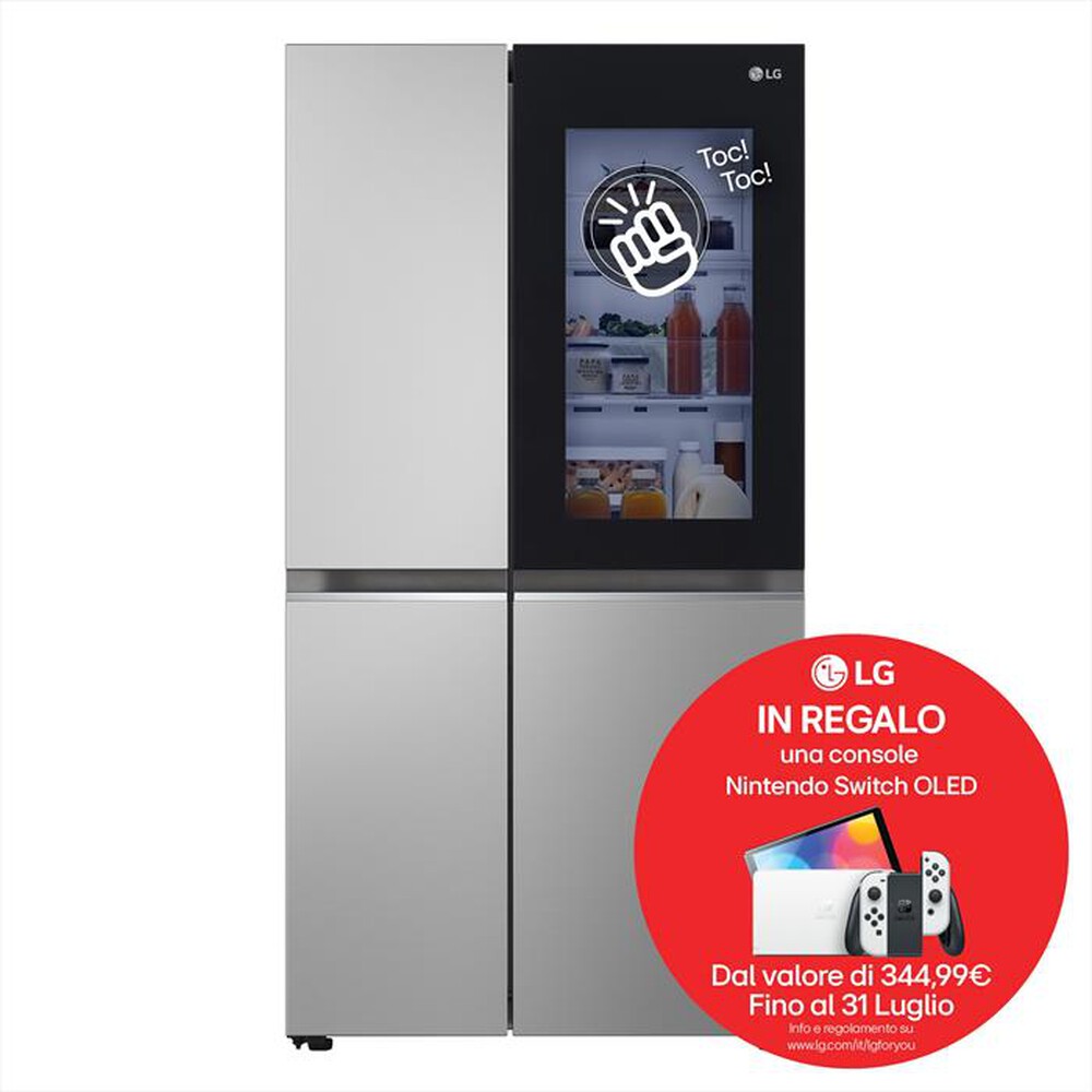Immagine del prodotto LG - Frigorifero side by side GSVV80PYLL INSTAVIEW-Prime Silver