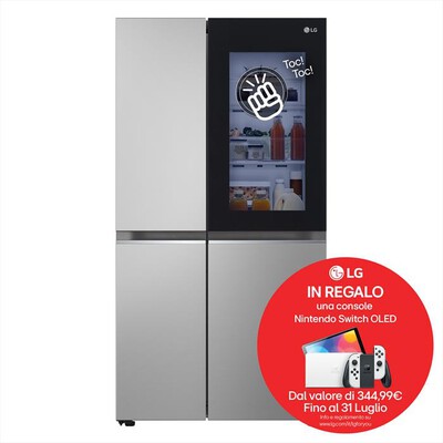 LG - Frigorifero side by side GSVV80PYLL INSTAVIEW-Prime Silver