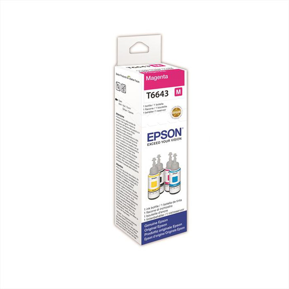 "EPSON - T6643 Magenta ink bottle 70ml-Magenta"
