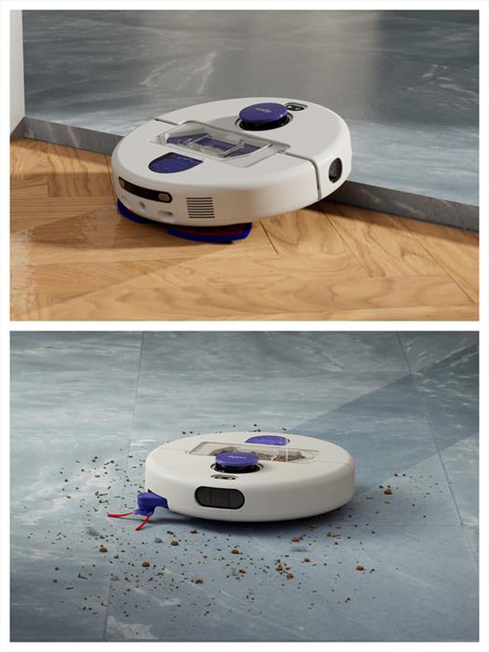 Immagine del prodotto DYSON - Robot aspirapolvere R2 Nurovi Wash+Dry-Grigio chiaro/Blu vinca