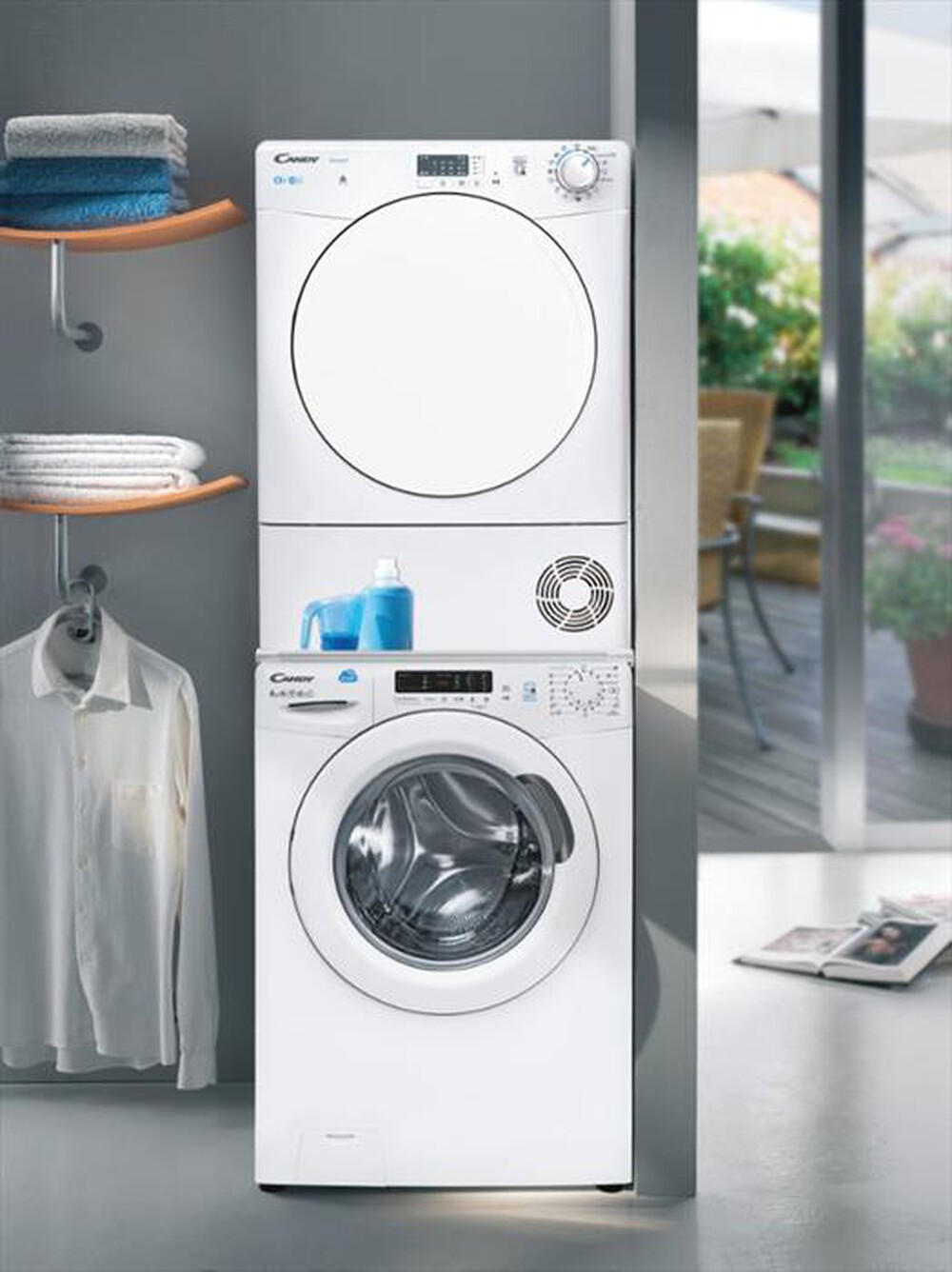 "CANDY - Asciugatrice CSE C8LF-S 8 Kg Classe B-Bianco"