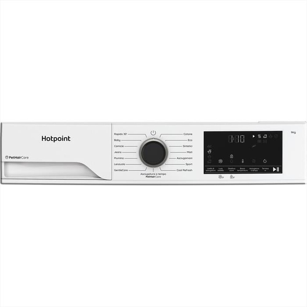 Immagine del prodotto HOTPOINT ARISTON - Asciugatrice 9KG SLIM HPT 93D BS IT CLASSE D-Bianco