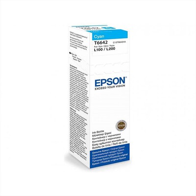 EPSON - T6642 Cyan ink bottle 70ml-Ciano