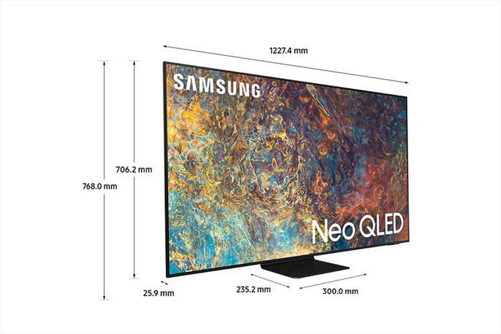"SAMSUNG - TV Neo QLED 4K 55” QE55QN95A Smart TV Wi-Fi - Carbon Silver"
