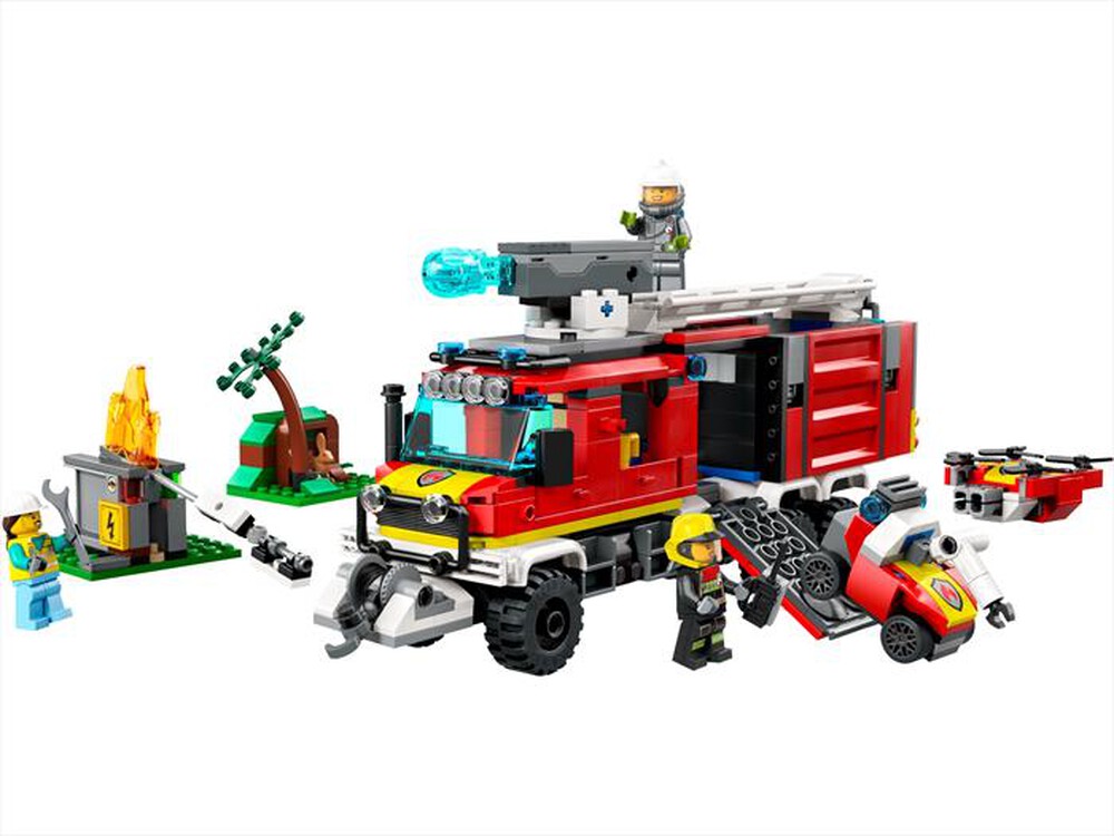 "LEGO - CITY Autopompa dei vigili del fuoco - 60374-Multicolore"