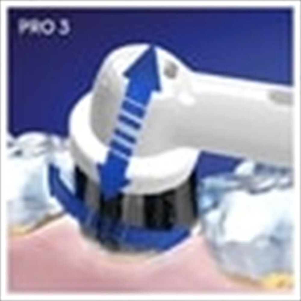 "ORAL-B - Testina Pure Clean Carbone x4-Bianco/Nero"