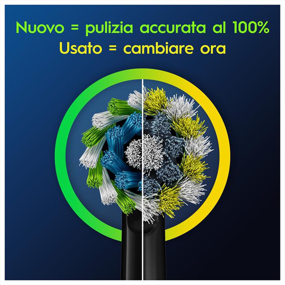 "ORAL-B - TESTINE PRO CROSS ACTION BLACK 3 TESTINE-NERO"