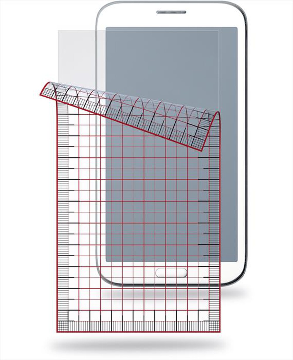 Immagine del prodotto CELLULARLINE - Proteggi Schermo SPUNIBIG3 Set da 3 salva display-Trasparente