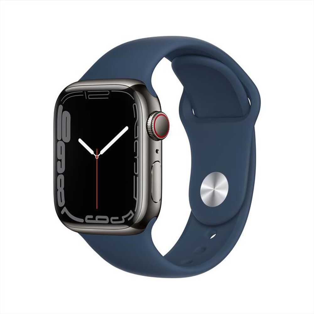 Immagine del prodotto APPLE - Watch Series 7 GPS+Cellular 41mm Acc Grafite-Cinturino Sport Azzurro