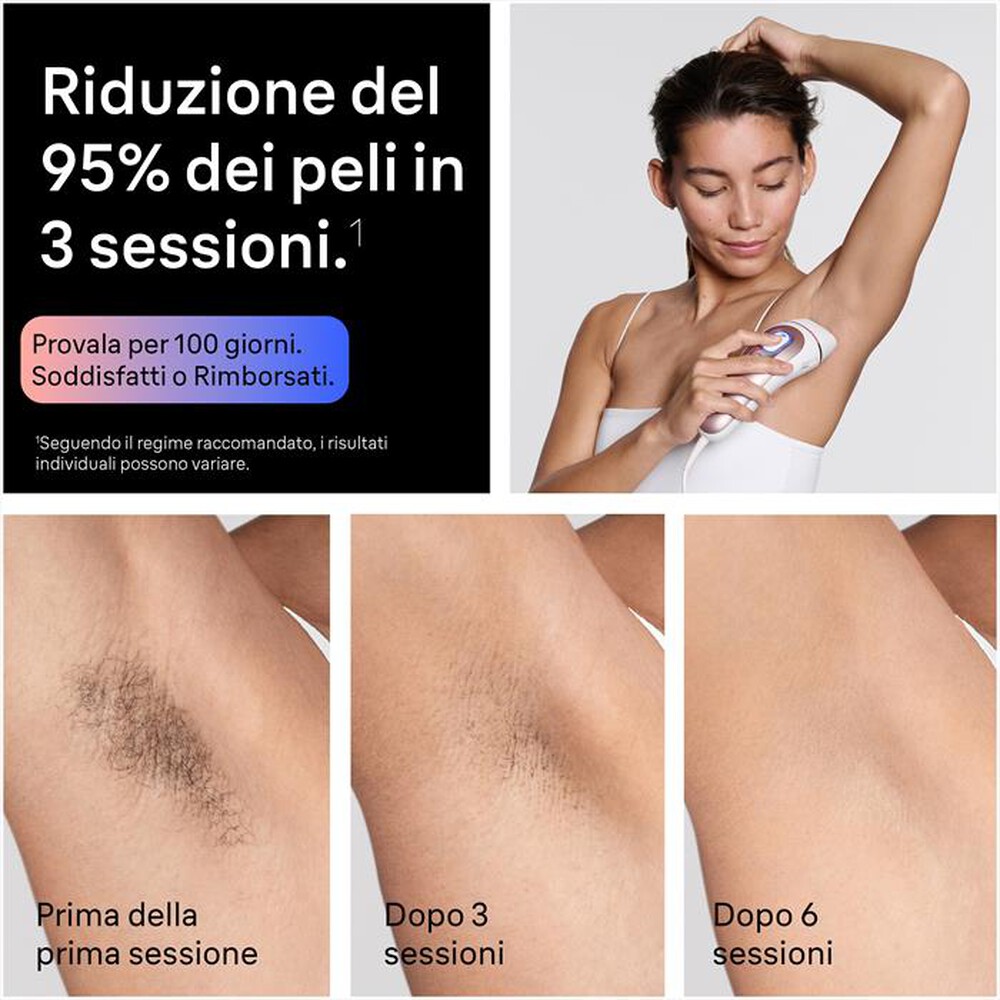 Immagine del prodotto BRAUN - Epilatore a luce pulsata smart IPL PL7211 BOX EURO-BIANCO/BRONZO