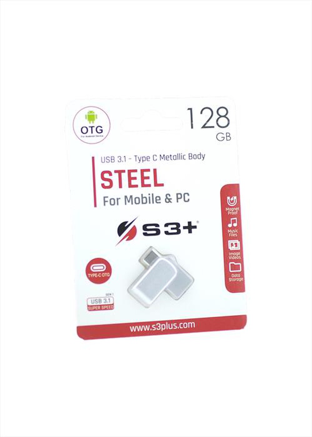 Immagine del prodotto S3+ - S3PD3104128AL-R-Argento