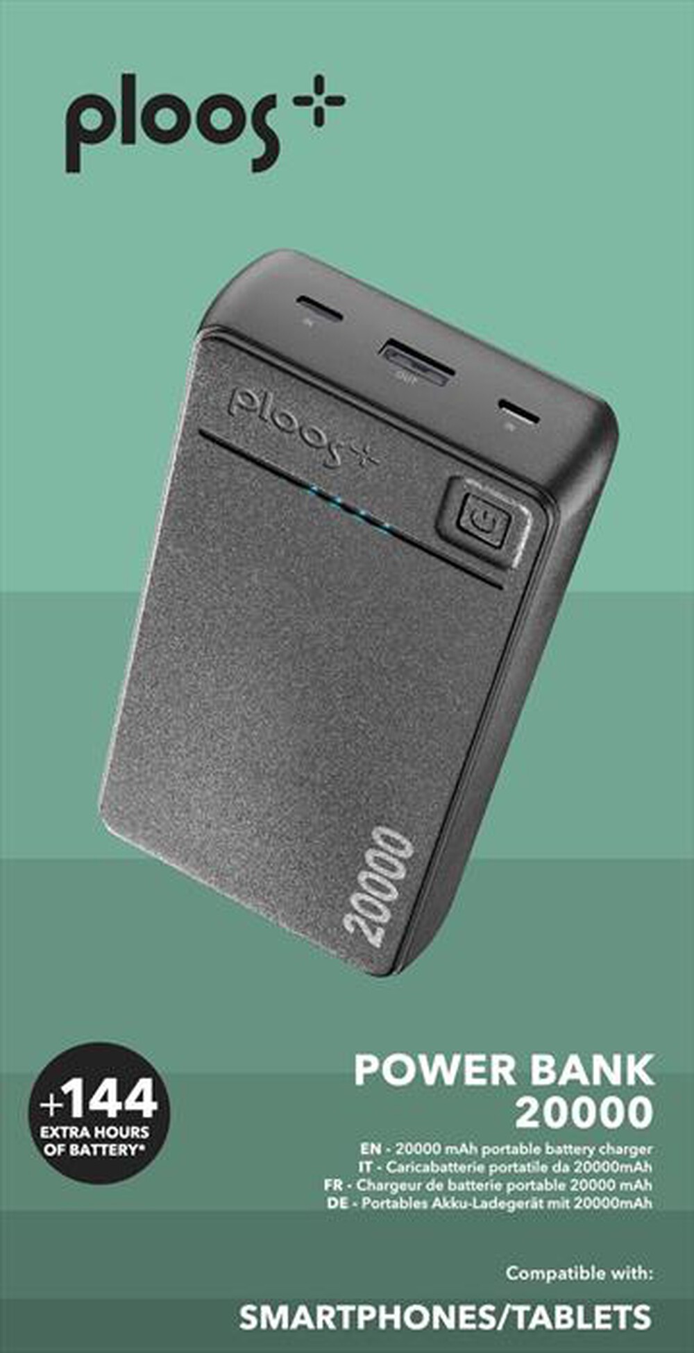 "CELLULARLINE - POWER BANK 20000-Nero"