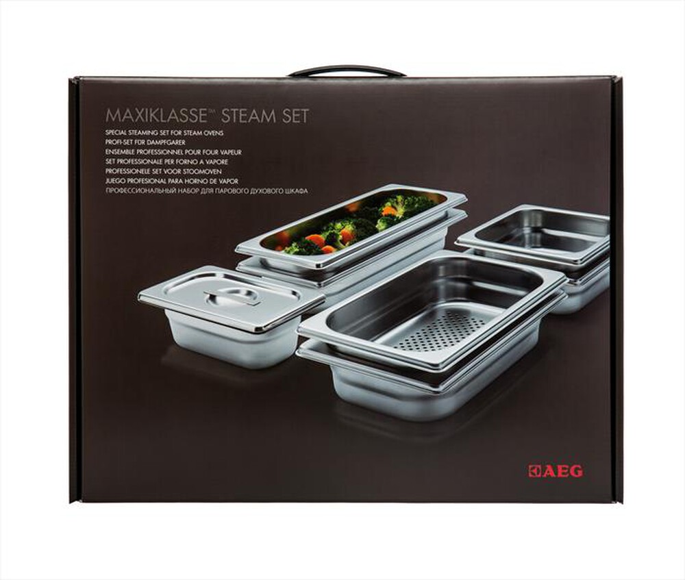 Immagine del prodotto AEG - A9OZS10 Steam Set vapore 4 contenitori-Inox