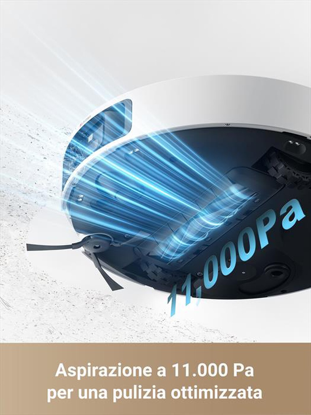 "DREAME - Aspirapolvere robot L40 ULTRA-Bianco/Oro"