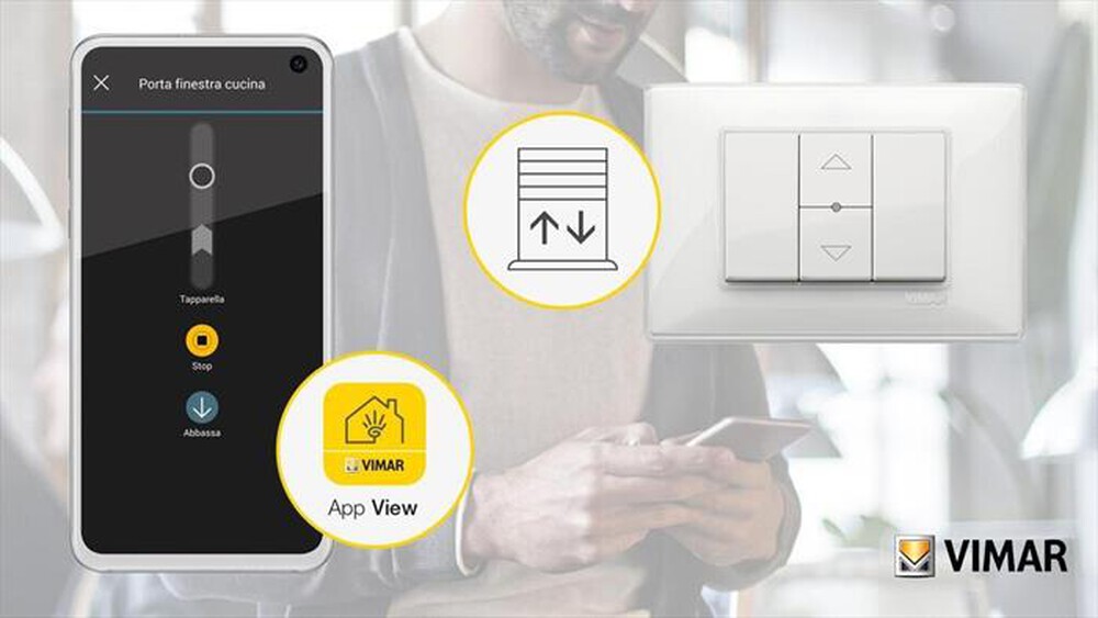 Immagine del prodotto VIMAR - COMANDO TAPPARELLA CONNESSO IOT-Bianco