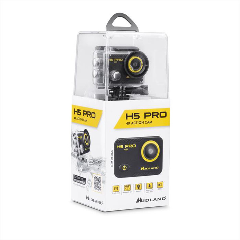 "MIDLAND - Action Cam H5 PRO-Nero"