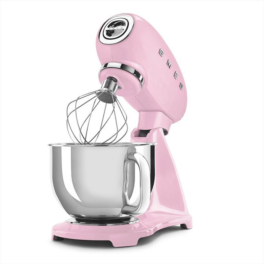 "SMEG - Impastatrice SMF03PKEU Full Color 50's Style-rosa"