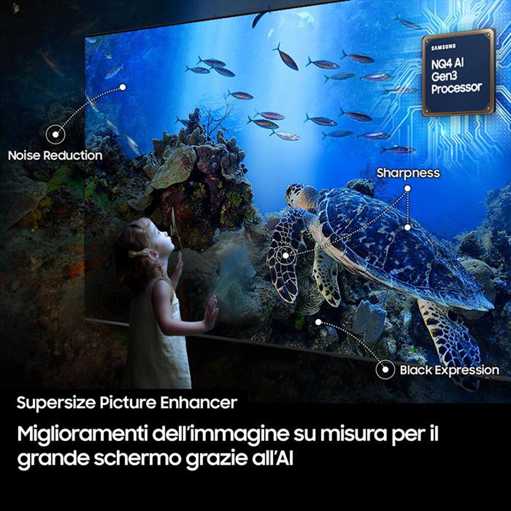 Immagine del prodotto SAMSUNG - Smart TV MINI LED UHD 4K 98" QE98QN90FATXZT-Titan Black