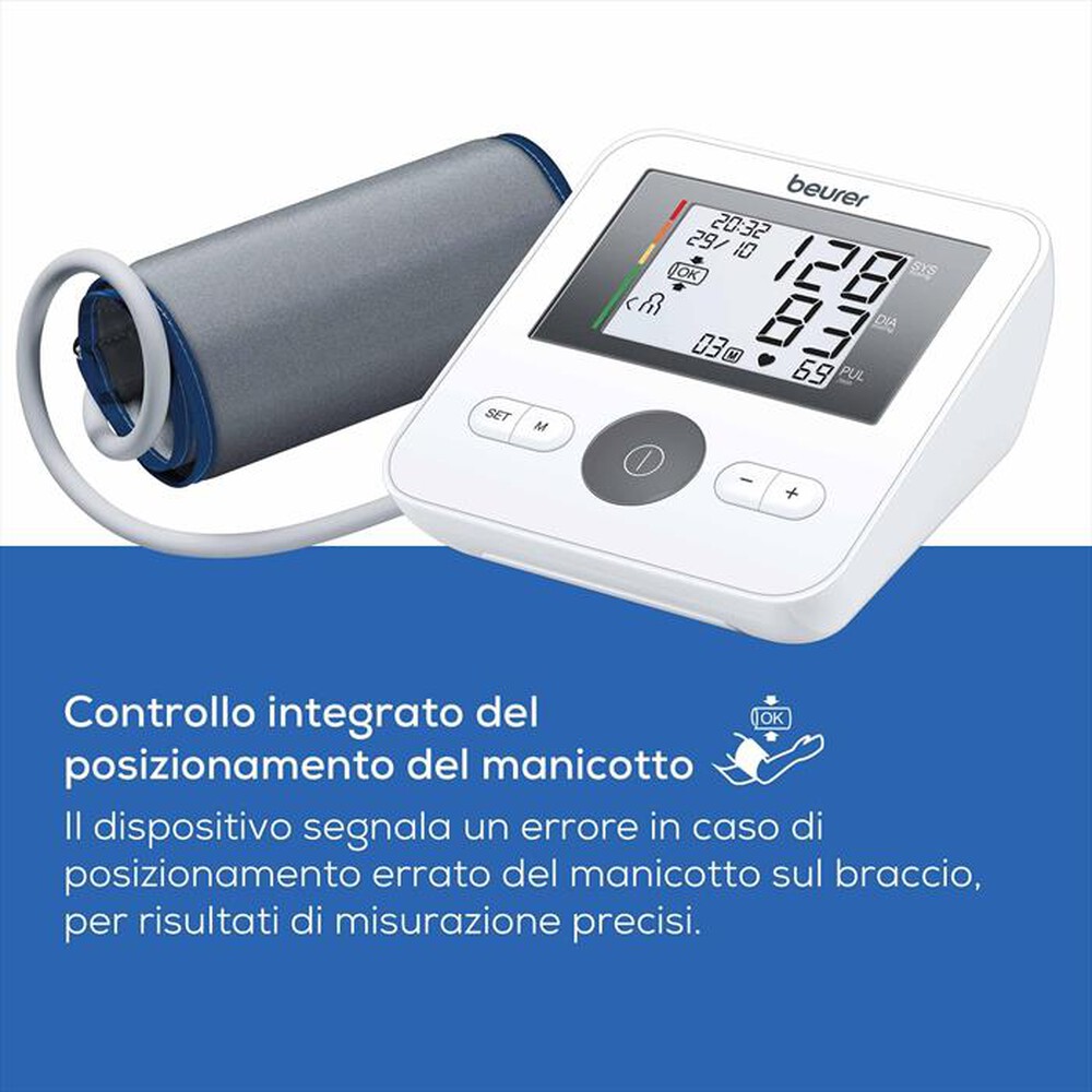 Immagine del prodotto BEURER - Misuratore di pressione Dual Energy BM 27+-Bianco