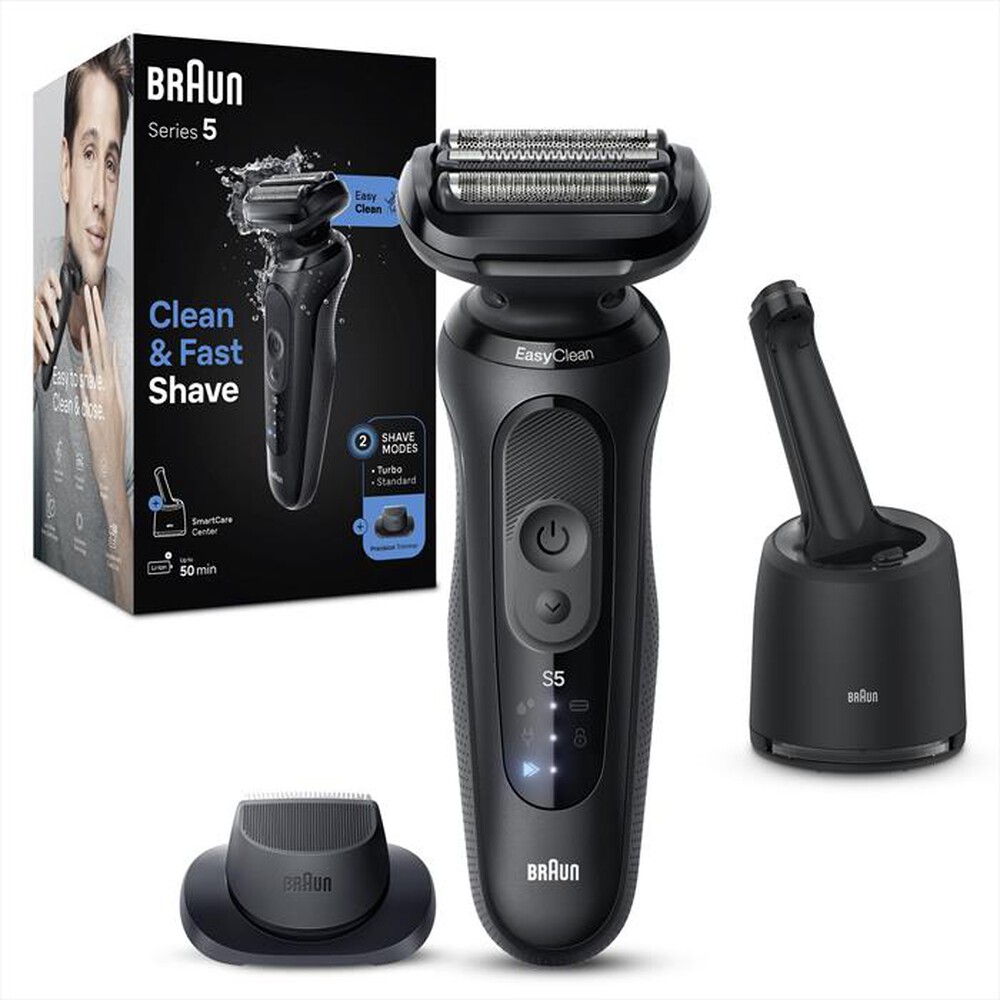 "BRAUN - Rasoio SERIES 5 52-N7200CC-NERO"