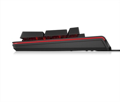 HP - OMEN BY HP KEYBOARD 1100-Nera, finiture rosse
