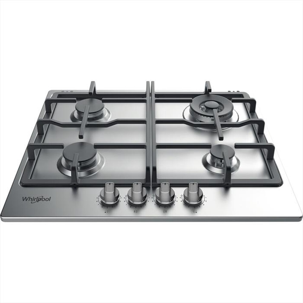 "WHIRLPOOL - Piano cottura a gas TKRL 661 IX HOB WP 55 cm-Acciaio inossidabile"