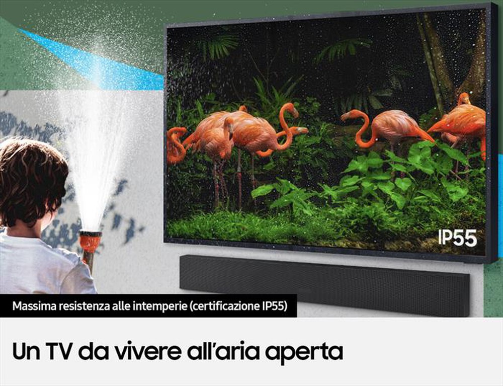 "SAMSUNG - Smart TV Q-LED The Terrace UHD 4K 55\" QE55LST7TA"