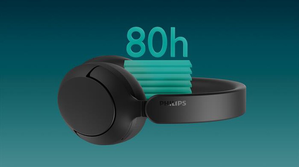Immagine del prodotto PHILIPS - Cuffie a padiglione chiuso TAH6000BK/00-Black
