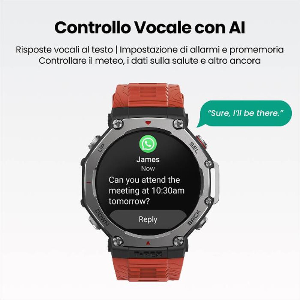 Immagine del prodotto AMAZFIT - Smartwatch T-REX 3-Lava