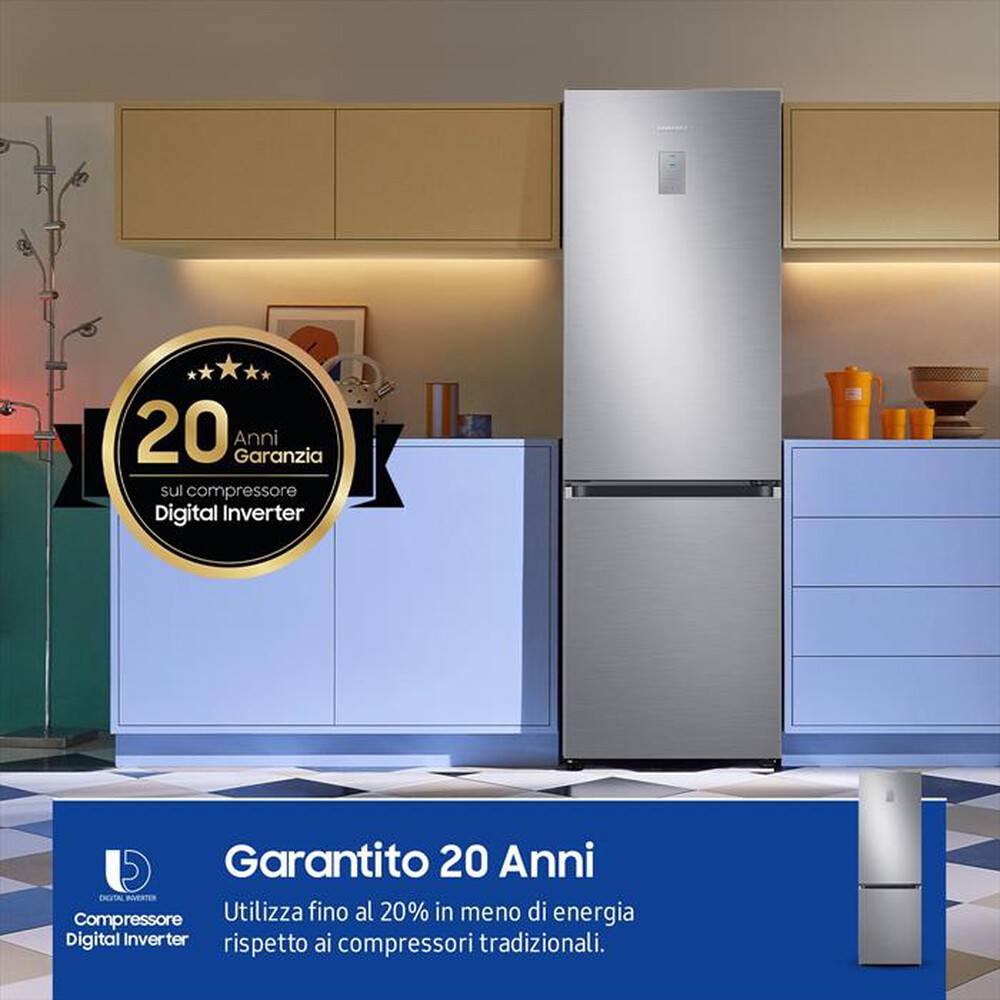 Immagine del prodotto SAMSUNG - Frigorifero combinato RB34C775CS9/EF ClasseC 344lt-METAL INOX