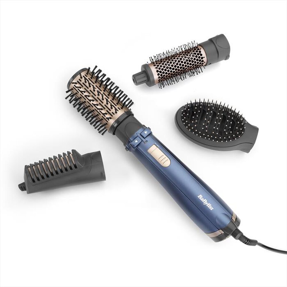 "BABYLISS - Spazzola arriccia capelli AS965E-BLU/ORO"