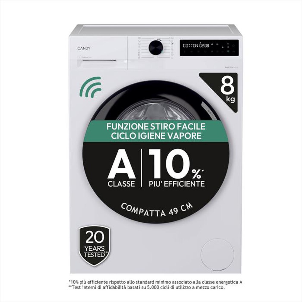 Immagine del prodotto CANDY - Lavatrice BR 48B6-S 8 Kg Classe A-White
