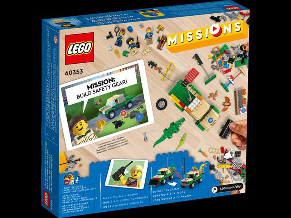 "LEGO - CITY MISSIONI DI SALVATAGGIO ANIMALE - 60353"