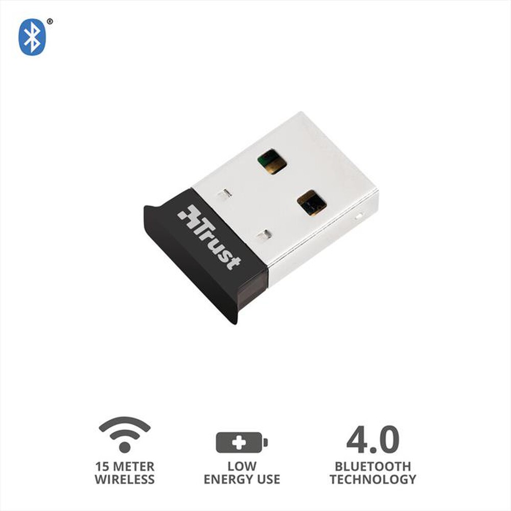 "TRUST - Bluetooth 4.0 USB adapter-Black"