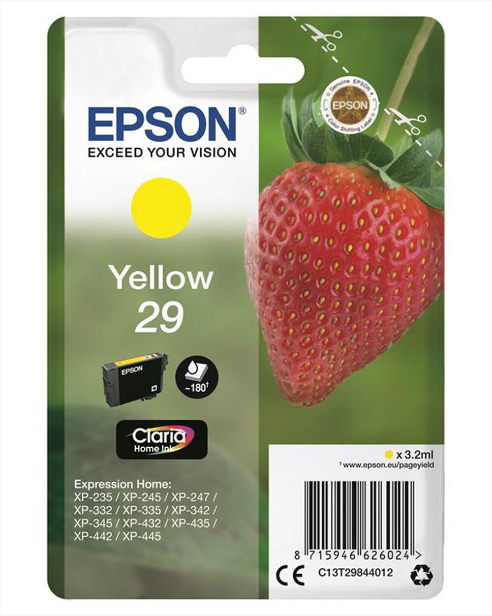 Immagine del prodotto EPSON - C13T29844020-Giallo