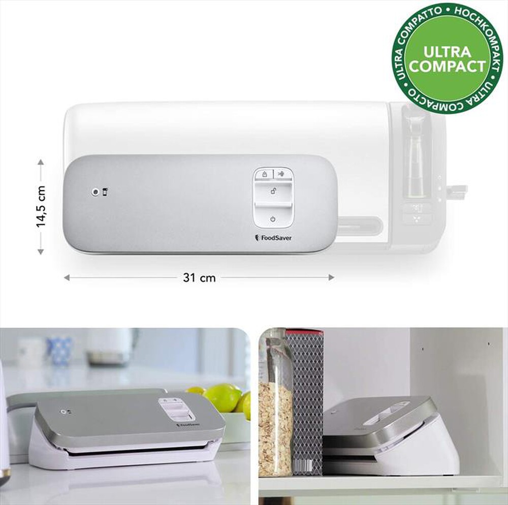Immagine del prodotto FOODSAVER - VS1191X - COMPATTA-Bianco