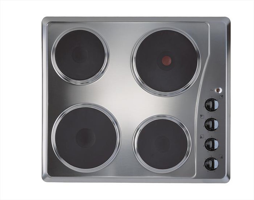 "INDESIT - Piano cottura elettrico TI 60 X 4 fuochi 58 cm-Inox"