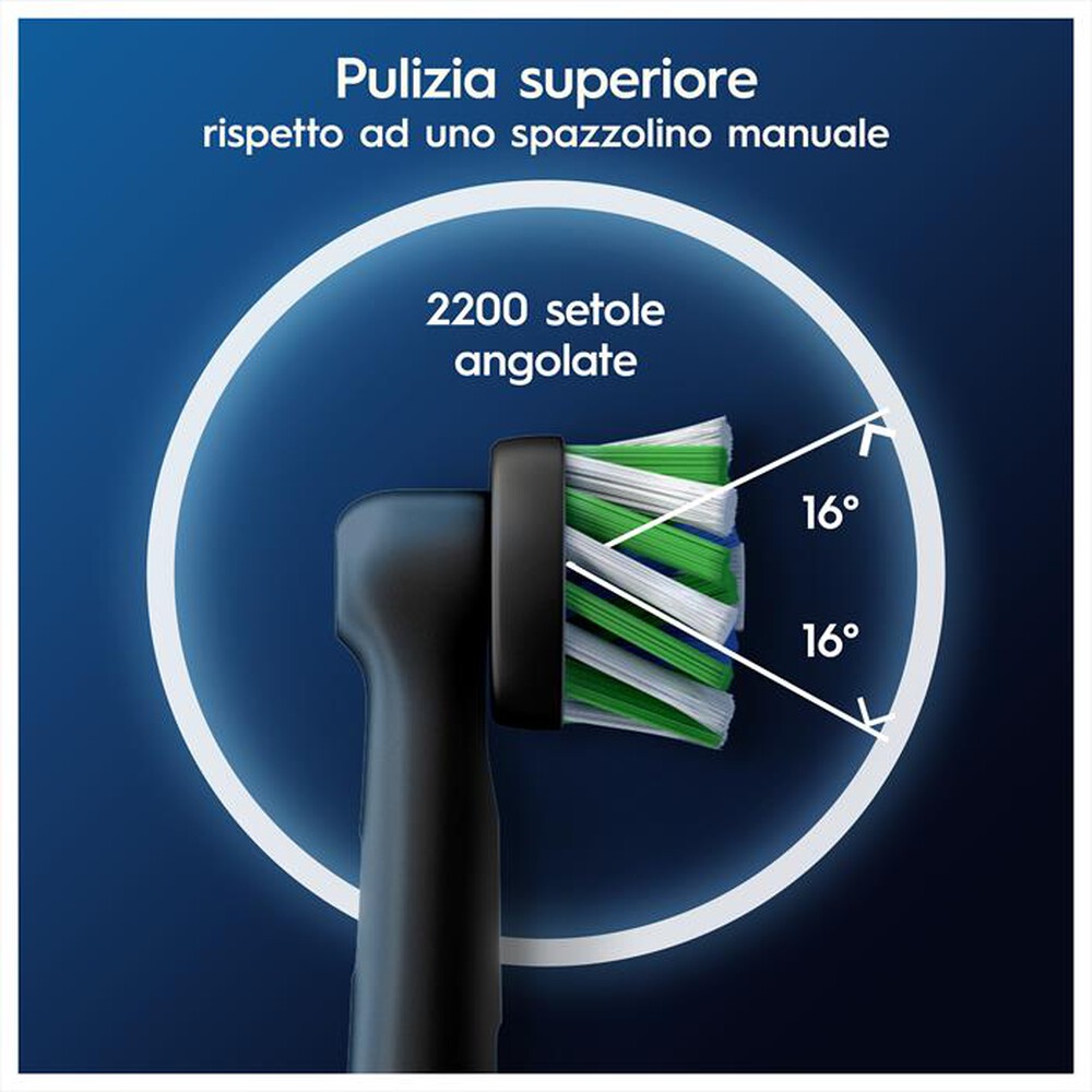"ORAL-B - TESTINE PRO CROSS ACTION BLACK 3 TESTINE-NERO"