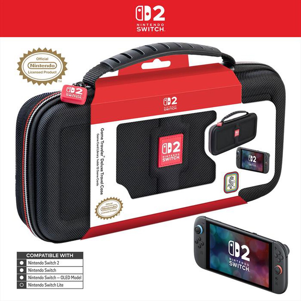 Immagine del prodotto BIG BEN - CUSTODIA DI TRASPORTO SWITCH 2, NERA, LICENZA UFFI-Nero