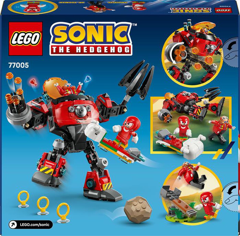 Immagine del prodotto LEGO - SONIC Knuckles Mech Egg Crusher Dr. Eggman 77005