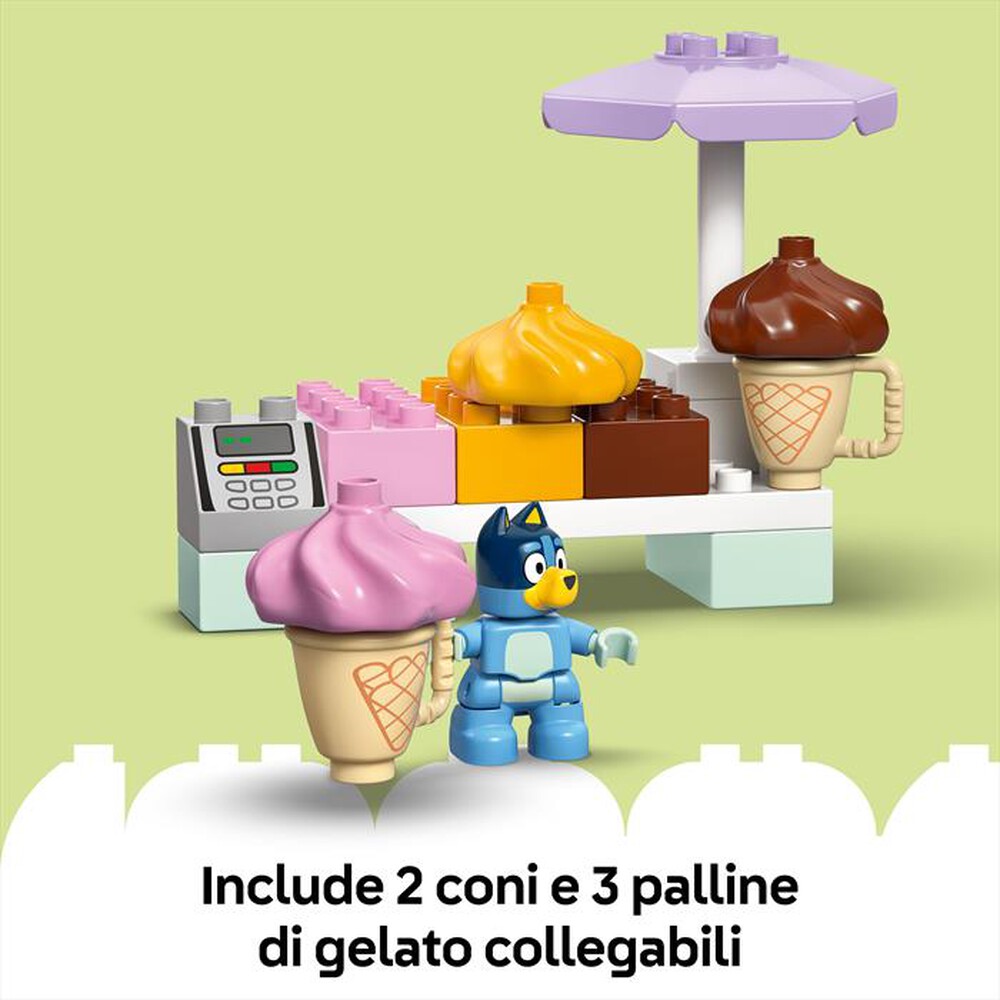 Immagine del prodotto LEGO - DUPLO BLUEY Visita alla gelateria di BLUEY 10458
