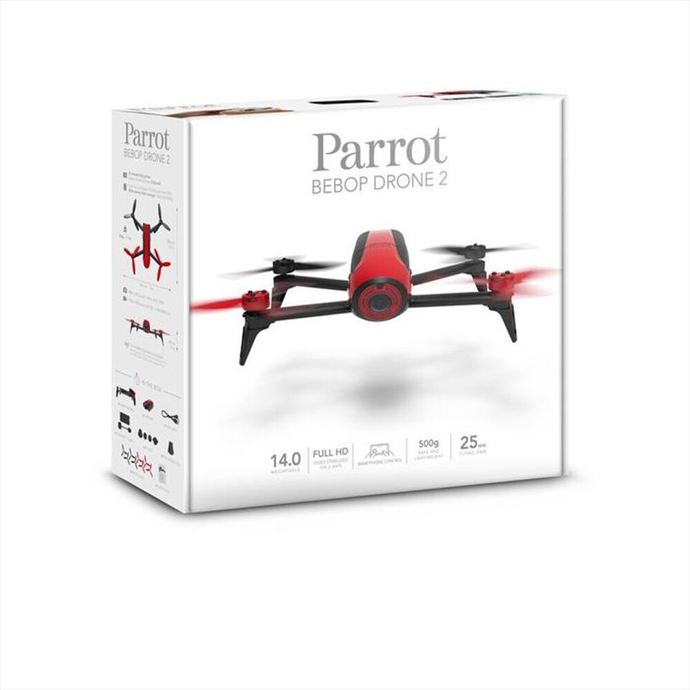 "PARROT - Bebop Drone 2-ROSSO"