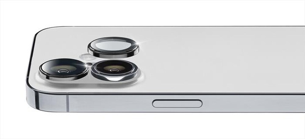 "CELLULARLINE - CAMERA LENS RING - IPHONE 16/16 PLUS-Transparent"