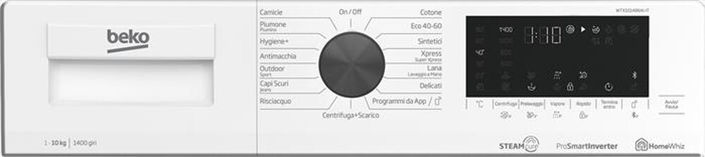"BEKO - Lavatrice WTX101486AI-IT 10 Kg Classe A-BIANCO"