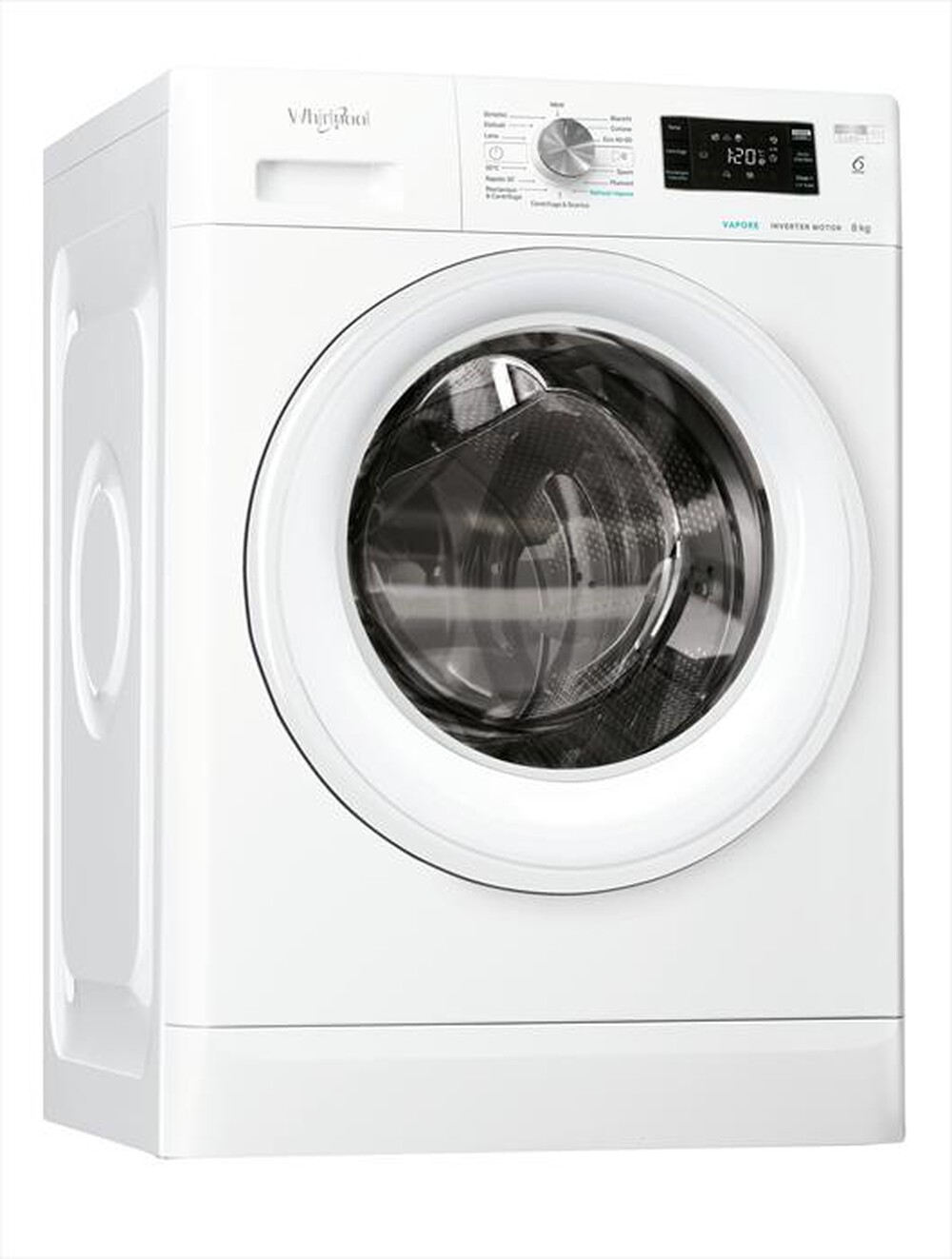 "WHIRLPOOL - Lavatrice FRESHCARE FFB D85 V IT 8 Kg Classe B-Bianco"